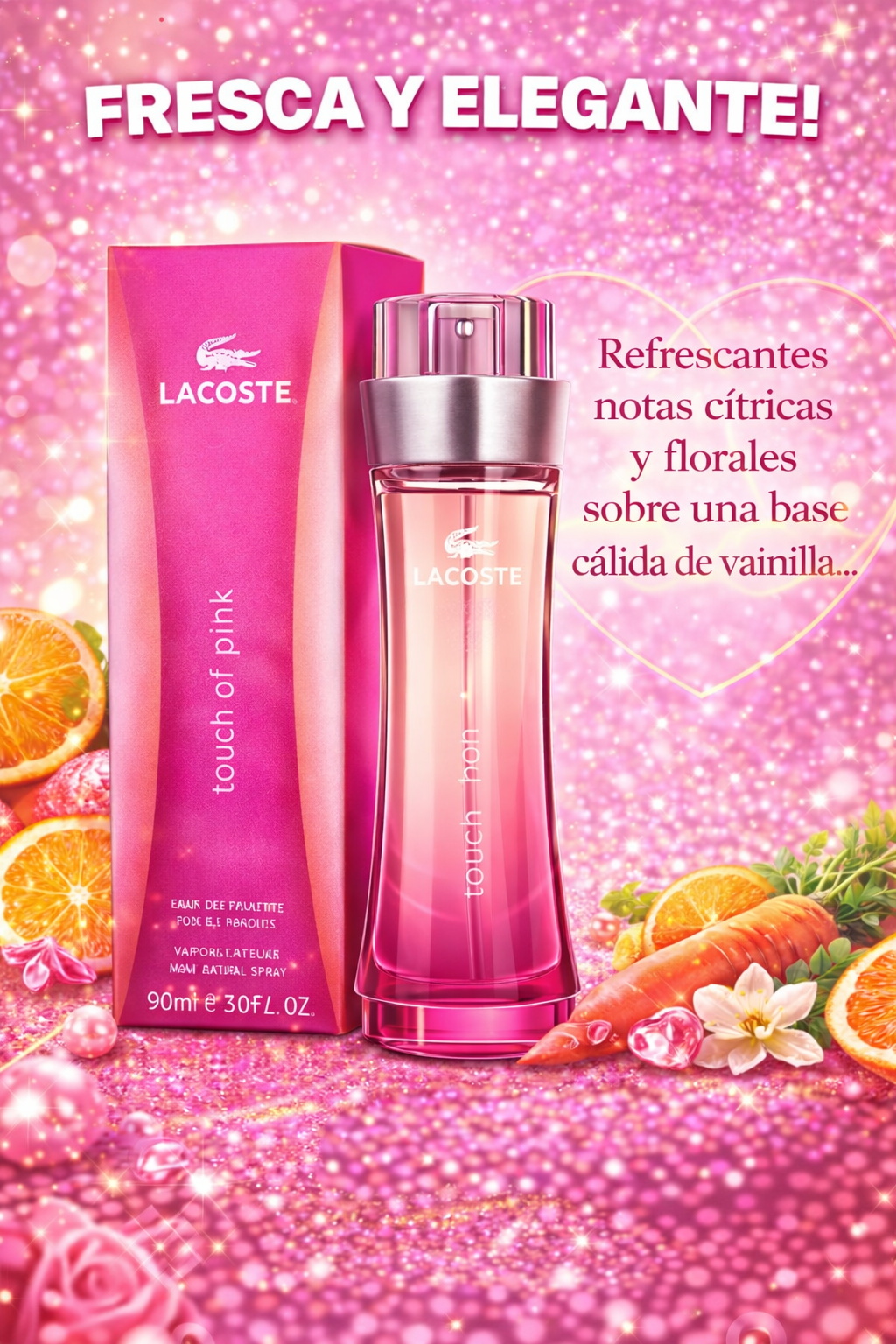 LACOSTE TOUCH OF PINK